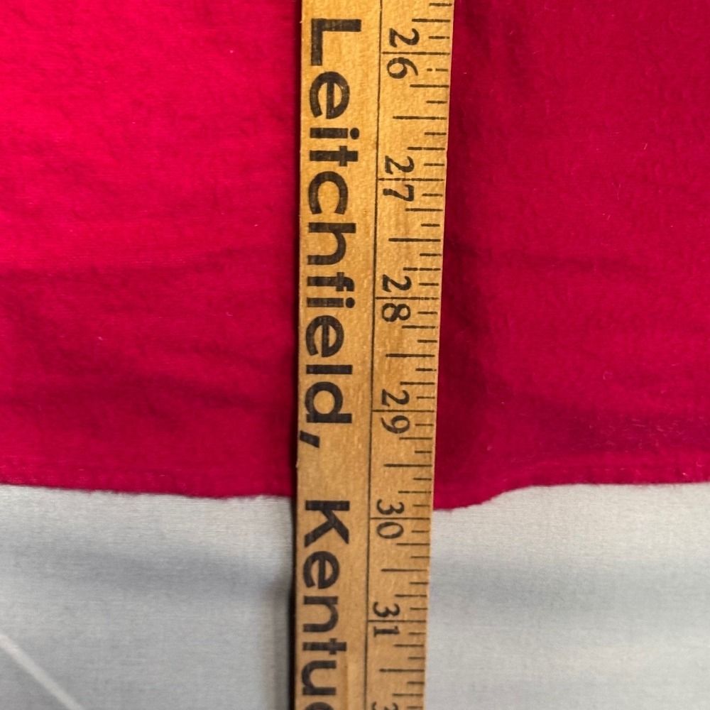 Vintage Fieldmaster Perma-Prest Large Red Cotton Flannel Work Shirt Made in USA - Picture 5 of 6